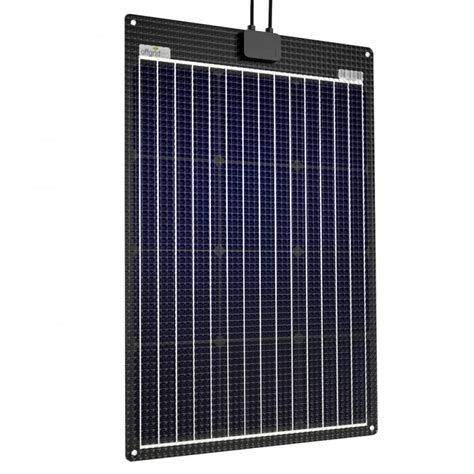 60W ETFE AL Solarmodul V2 18V Semi Flexibel Marine