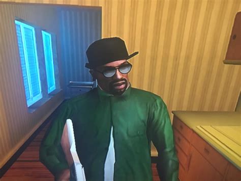 Tried my best at making CJ look like Big Smoke. : r/GTA