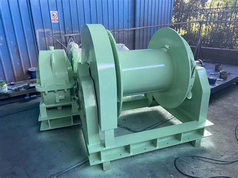 120kn Marine Electric Single Drum Mooring Winch China Marine Double