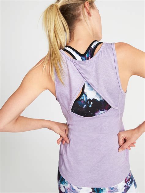 Crossback Keyhole Performance Tank For Women Old Navy