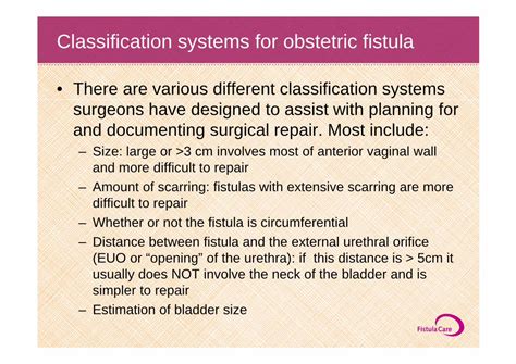 Pdf Module 7 Identification Of Obstetric Fistula Fistula Care