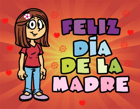 Dibujo De Feliz Dia De La Madres Pintado Por En El Día 14