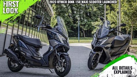 2024 Kymco Dink 150 Maxi Scooter Launched With Flat And Tunnel R