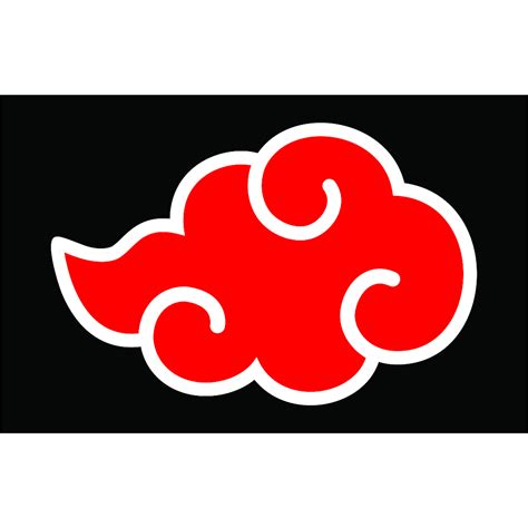 Naruto Akatsuki Cloud Logo | Shopee Philippines