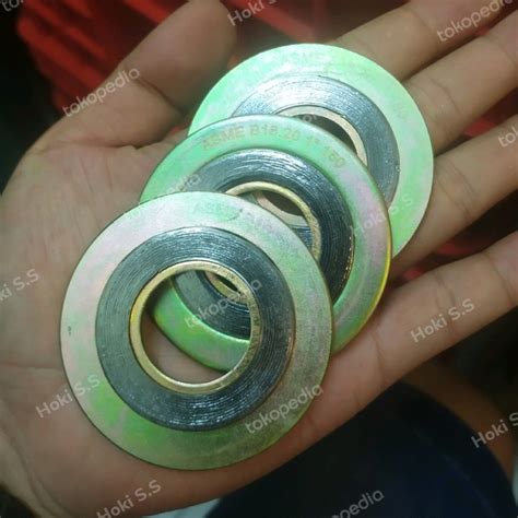 Jual Spiral Wound Gasket Ansi Carbon Steel Inch Swg Cs Ansi