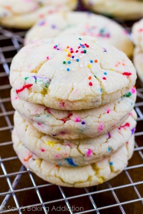 Confetti Cake Batter Cookies Sally S Baking Addiction