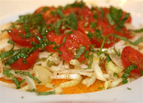 Essex Girl Cooks Healthy Low Cholesterol Orange Tomato And Fennel Salad