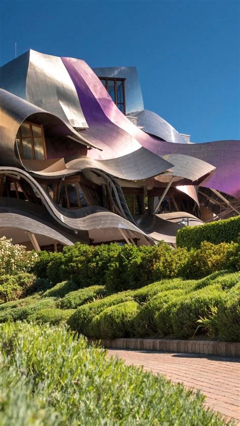 Unique Architecture of the Luxury Hotel Marqués de Riscal in Spain