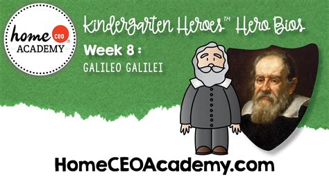 Galileo Galilei For Kids Kindergarten Heroes™ Youtube