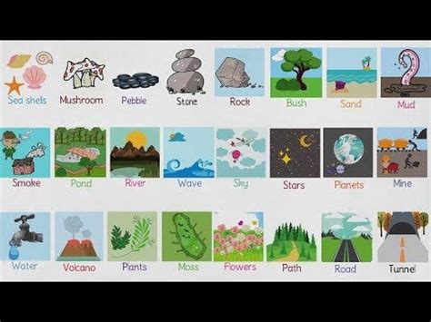 Nature words useful nature vocabulary in english – Artofit