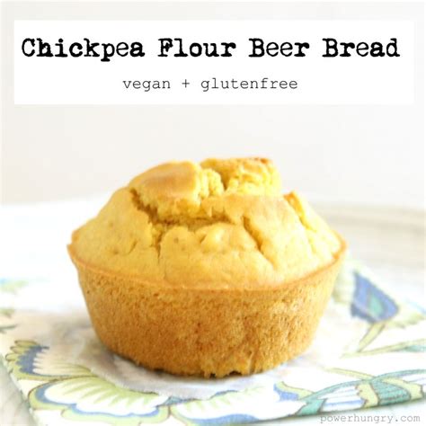 Chickpea Flour Beer Bread Muffins V Gf Oil Freepowerhungry