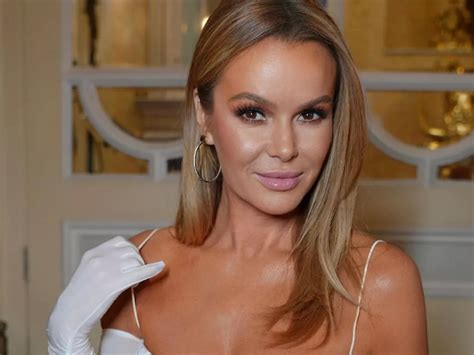 Amanda Holden 53 Stuns In White Bikini Showcasing Her Toned Physique