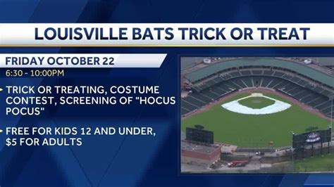 Louisville Bats Host First Trick Or Treat At The Ballpark At Slugger