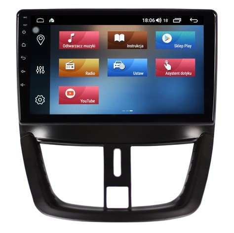 RADIO NAWIGACJA GPS PEUGEOT 207 2006 2012 ANDROID Sklep Opinie Cena