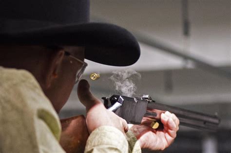 Old West Enthusiasts Relive Cowboy Glory Days In Monthly Shootouts Local