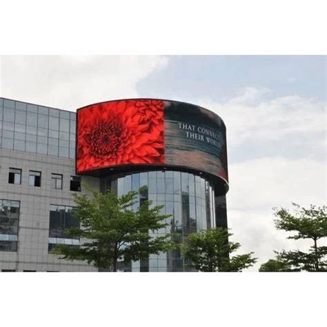 Wall Mounted Outdoor Fixed Led Display Screen at Rs 3300/square feet in ...