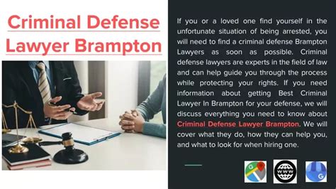 Ppt Criminal Defense Lawyer Brampton Powerpoint Presentation Free Download Id 11165549