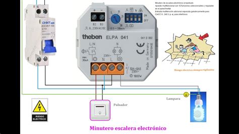 Minutero Escalera Electr Nico Youtube