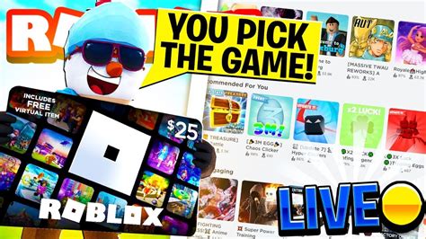 Roblox Live Stream Now Playing With Fans Robux Giveaway Youtube