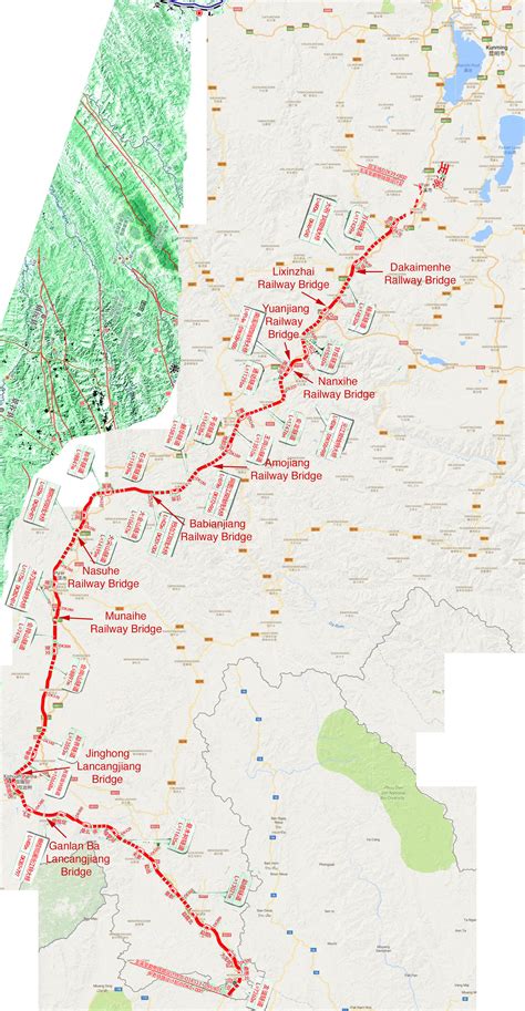 File:YuxiToMohanRailwayMap&Bridges.jpg - HighestBridges.com