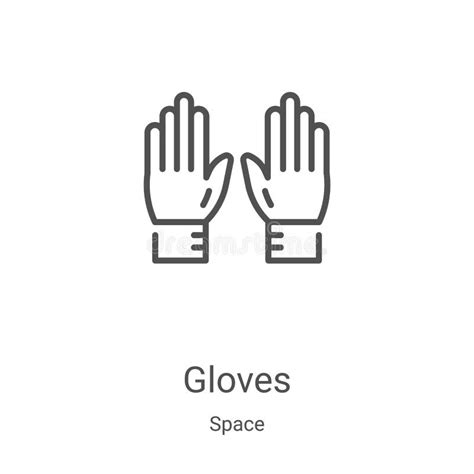 Gloves Icon Vector From Fashion Collection Thin Line Gloves Outline