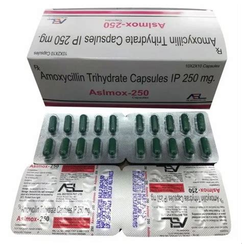 Amoxycillin Trihydrate Capsules 250 Mg At Rs 500 Box In Umred Id 2851223989497