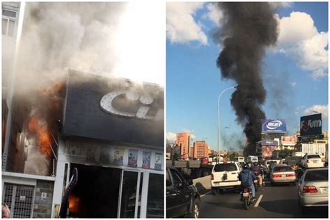 VÉALAS Las impactantes imágenes del incendio que consumió el bodegón