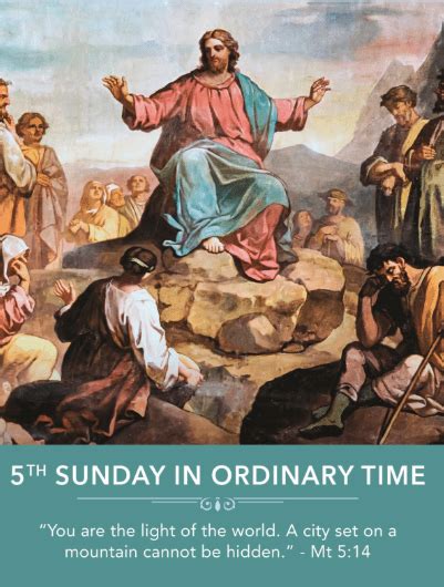 5th Sunday In Ordinary Time Immaculate Conception Catholic Parish Yuma Arizona