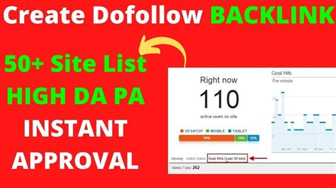 How To Create Backlinks Dofollow In Dofollow Backlinks