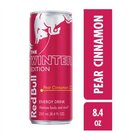 Red Bull Pear Cinnamon Winter Edition Energy Drink Can 8 4 Fl Oz