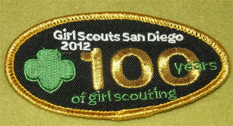 Girl Scouts San Diego 100th Anniversary Patch Thank You Sheryl Girl