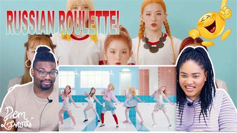 Red Velvet Russian Roulette Mv Reaction Youtube