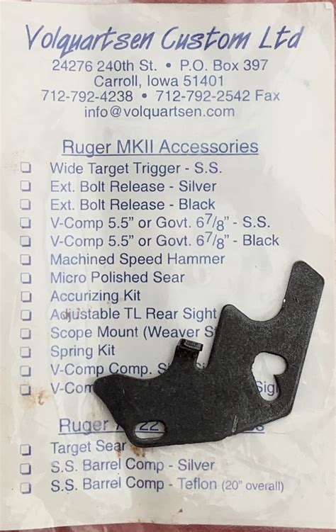 Ruger 10 22 Bolt Release In Black — Green Jacket Antiques