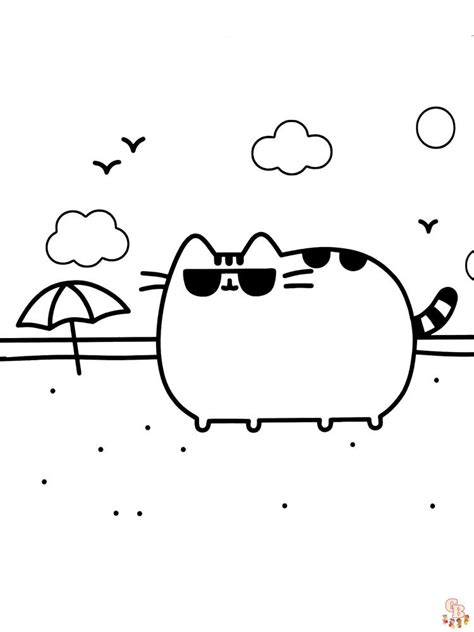 Pusheen Para Colorear Pintar E Imprimir Gratis Gbcoloring