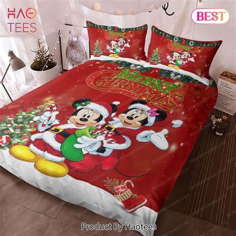 Buy Mickey Mouse And Minnie Christmas Bedding Sets Bed Sets Bedroom