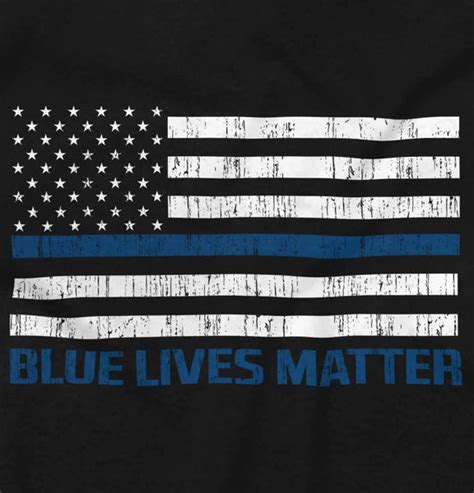 Blue Lives Matter Flag T-Shirt | Tactical Tees