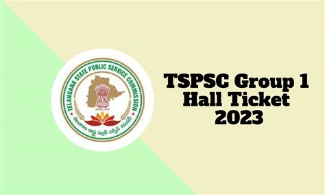 Tspsc Group Prelims Hall Ticket Out Direct Link Tspsc Gov In