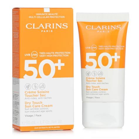 Clarins Dry Touch Sun Care Cream For Face SPF 50 50ml 1 7oz