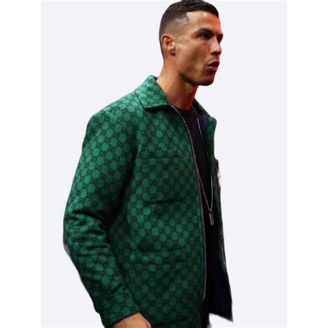 Cristiano Ronaldo Green Jacket Cristiano Ronaldo Jacket