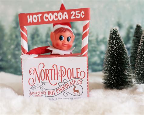 Elf Hot Chocolate Stand Elf Hot Cocoa Props Elf Kit Printable Elf