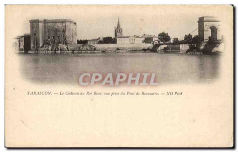 Tarascon Le Ch Teau Du Roi Rene Carte Postale Ancienne Manuskript