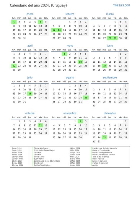 Calendario Escolar Uruguay Image To U