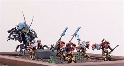 Coolminiornot Blood Angels Honor Guard Fighting Necrons Side By