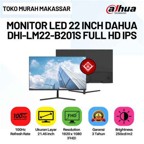 Jual Monitor Led Inch Dahua Dhi Lm B S Fhd Hz Ips Hdmi