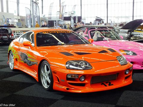 Legendary 1994 Orange Toyota Supra from the Fast and Furious Franchise ...