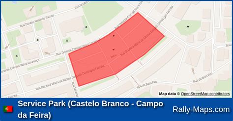 Service Park Castelo Branco Campo Da Feira Stage Map Rali De