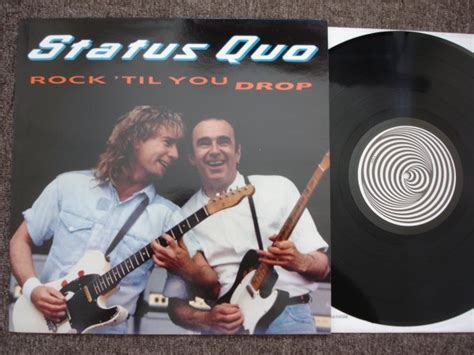 Status Quo Rock Til You Drop Uk Vertigo Swirl