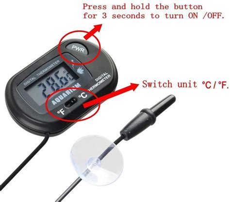 Snapklik Jzk X Small Digital Aquarium Thermometer