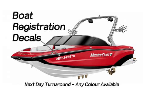 Boat Registration Decals and Signs – Decals and Signs