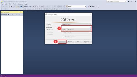 How To Connect To Sql Server Management Studio With Your Pc Server Name